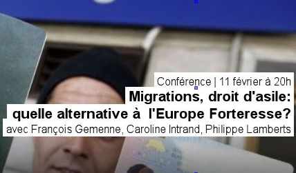 11/2: Migrations, droit d’asile: quelle alternative à l’Europe Forteresse?