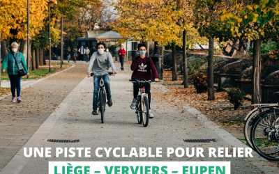 La Vesdrienne : une piste cyclable qui reliera Liège-Verviers-Eupen